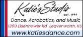 Katie's Dance Studio Sponsorship Banner