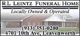 R.L Leintz Funeral Home Sponsorship Banner